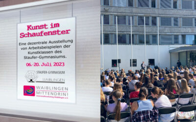Kunst im Schaufenster